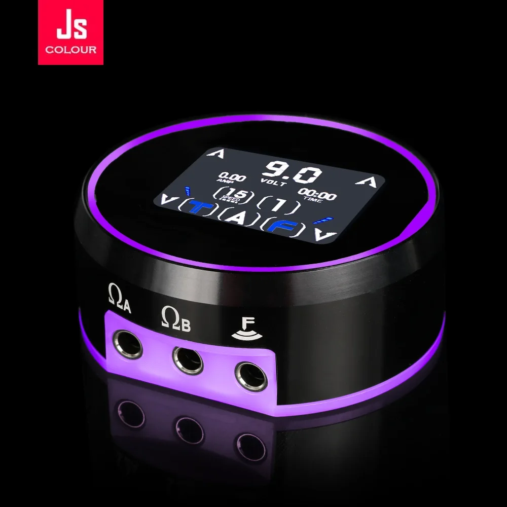 

2023 New Aurora 3/2 LCD Tattoo Power Supply Portable Tattoo Power Battery Full Touch Screen Aurora Source With US/EU Adapter Kit