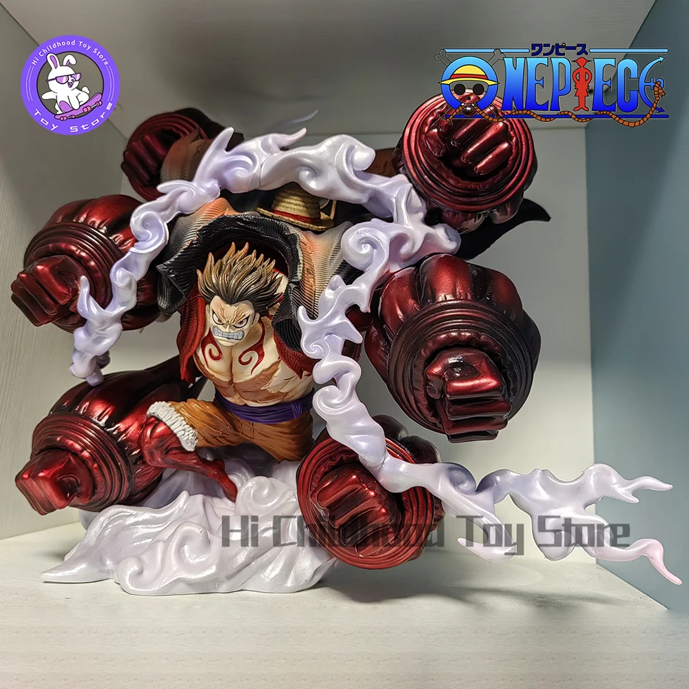

Luffy One Piece Figure Gear 4 Monkey D. Luffy Action Figures Sky Painting Anime Collection Statue Model Ornamen Toy Xmas Gifts