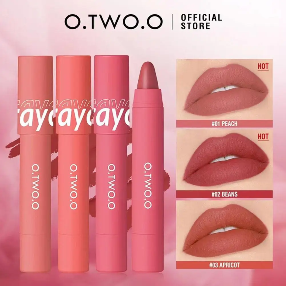 O.TWO.O Matte Velvet Lipstick Pen High Pigmented Long Colors Waterproof Long-lasting Mist Texture Of Velvet Makeup Lip 6 La G7K5