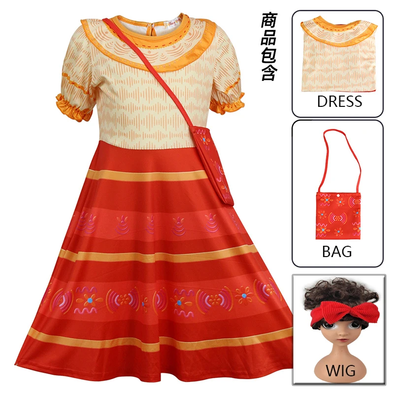 

Женский костюм для косплея, с париком и сумкой