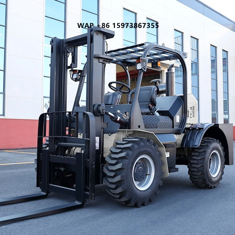 Фото Вилочный погрузчик Powston (б/у) 1.5Т 3Т, телескопический, внедорожный, 4WD, высота подъема 4М, двигатель Yunnei, стандарт Евро-4 №1