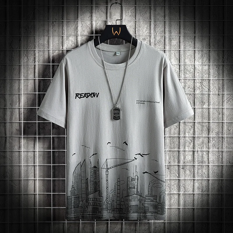 

Мужская рубашка с коротким рукавом, летняя модная свободная одежда, красивая Студенческая Повседневная рубашка с коротким рукавом