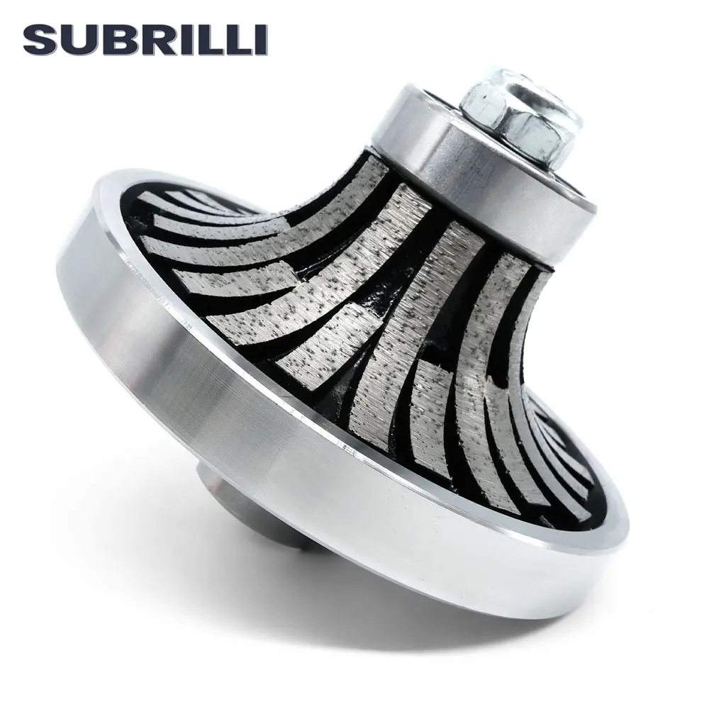 B25 Алмазный шлифовальный круг Demi Bullnose Спекание Сварочная сегментированная