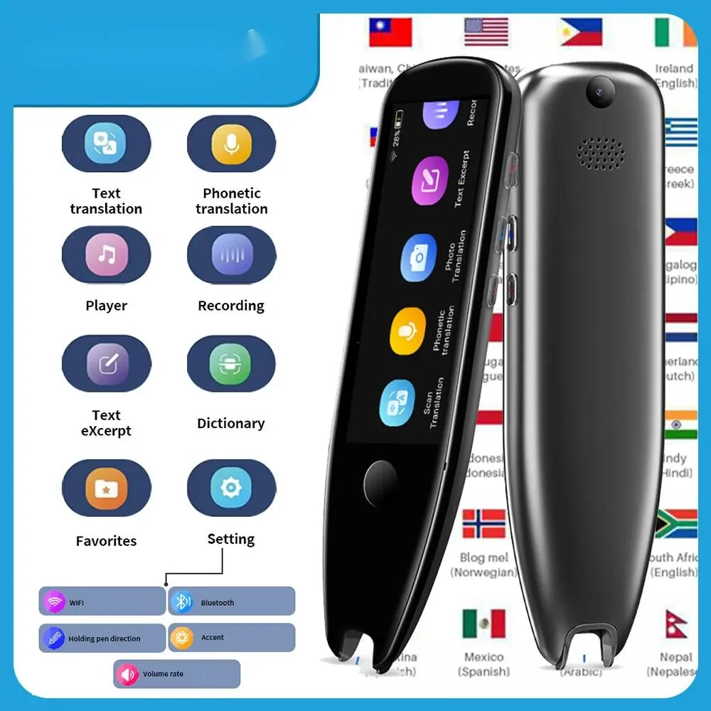 

X5 Pro Smart Voice Scan Translator Pen Real-Time Multi-function Language Translation Business Travel Abroad Dictionary Pen