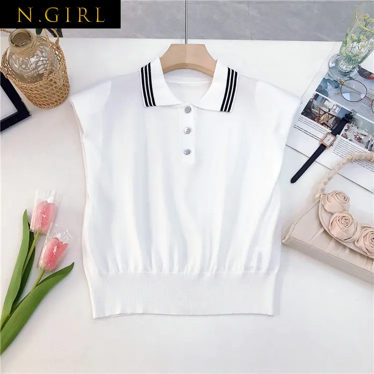 

N Летняя женская жилетка без рукавов, трикотажная вискоза с наплечниками, сексуальная майка, элегантная женская футболка