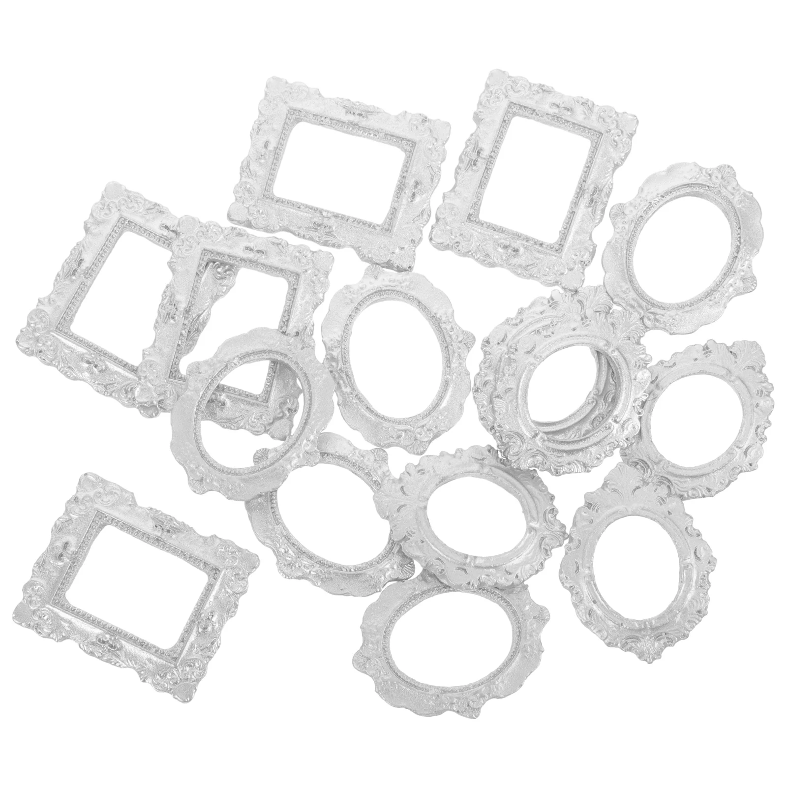 15 шт. аксессуары для масляной рамки мини-винтажные фоторамки из смолы ретро-декор