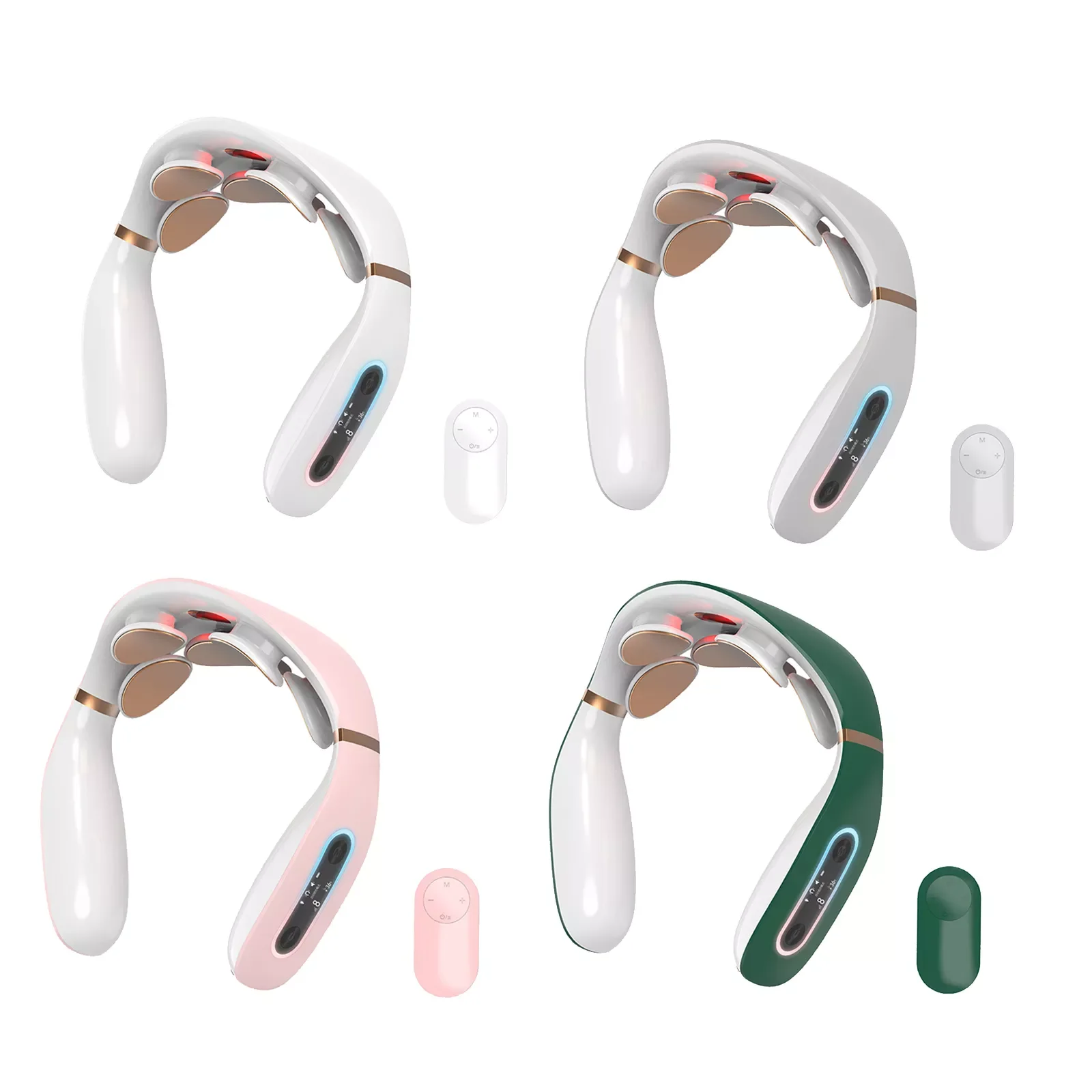 

Electric Neck Pulse Massager Rechargeable Body Shoulder Muscle Relax Massage