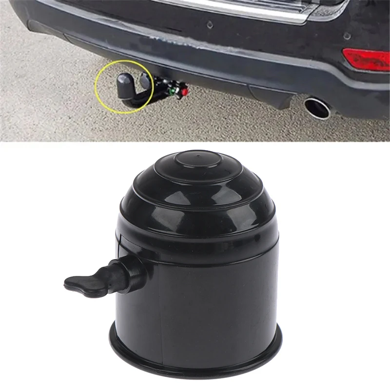

Tow Bar Ball Cap Universal Trailer Hitch Protect Cover Automobile Part Accessories With Knob For RV Trailer Hitch Balls Cap 1 PC