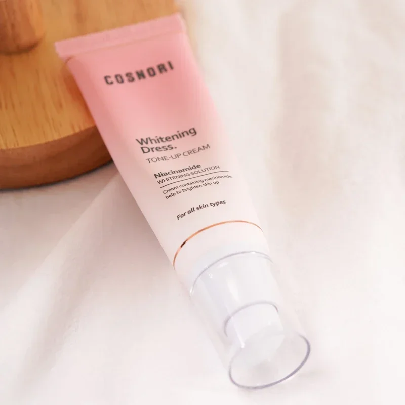 Отбеливающий крем-основа корейская косметика Cosnori Niacinamide увлажняющий Невидимый