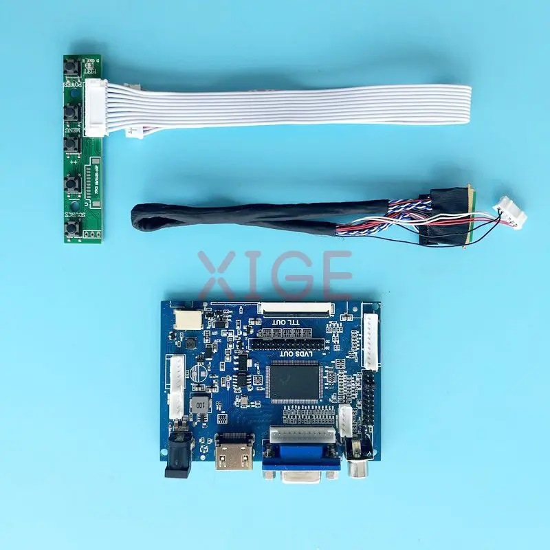 

Fit LTN156AT02 LTN156AT03 Controller Driver Board 15.6" 2AV VGA DIY Modify Kit LCD Monitor 40-Pin LVDS HDMI-Compatible 1366*768