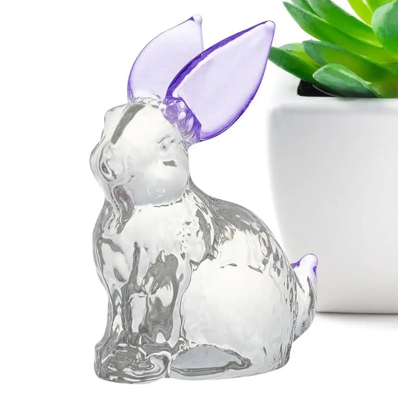 

Женская статуя для весеннего фестиваля, статуэтка зайчика из страз, статуя зодиака, животные, хрустальные украшения для гостиной