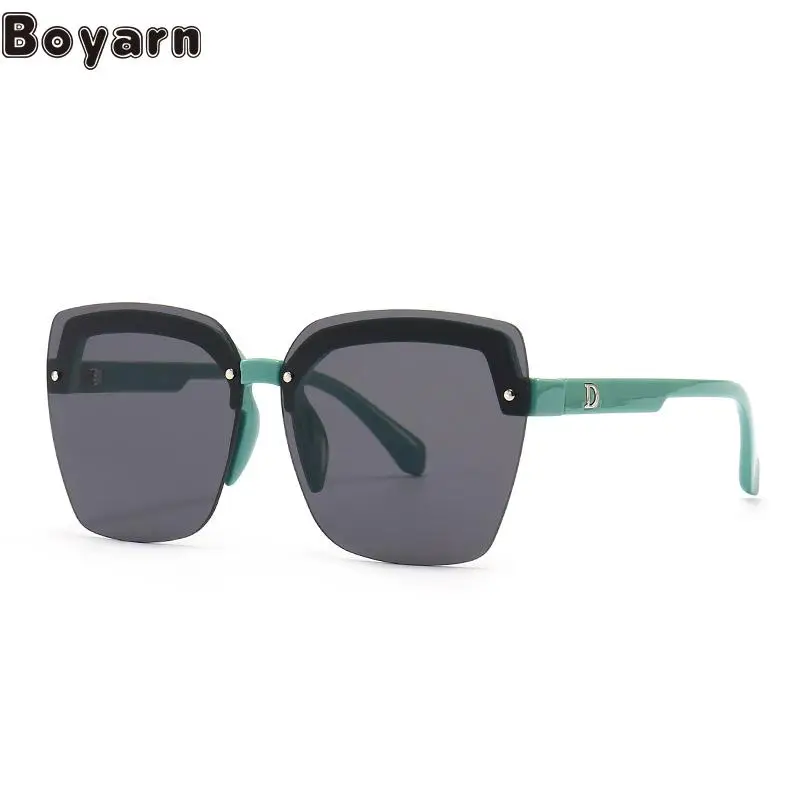 

Boyarn Oculos Eyewear Cat Eye Sunglasses Women's Street Photos Ins Glasses Model Square Moder