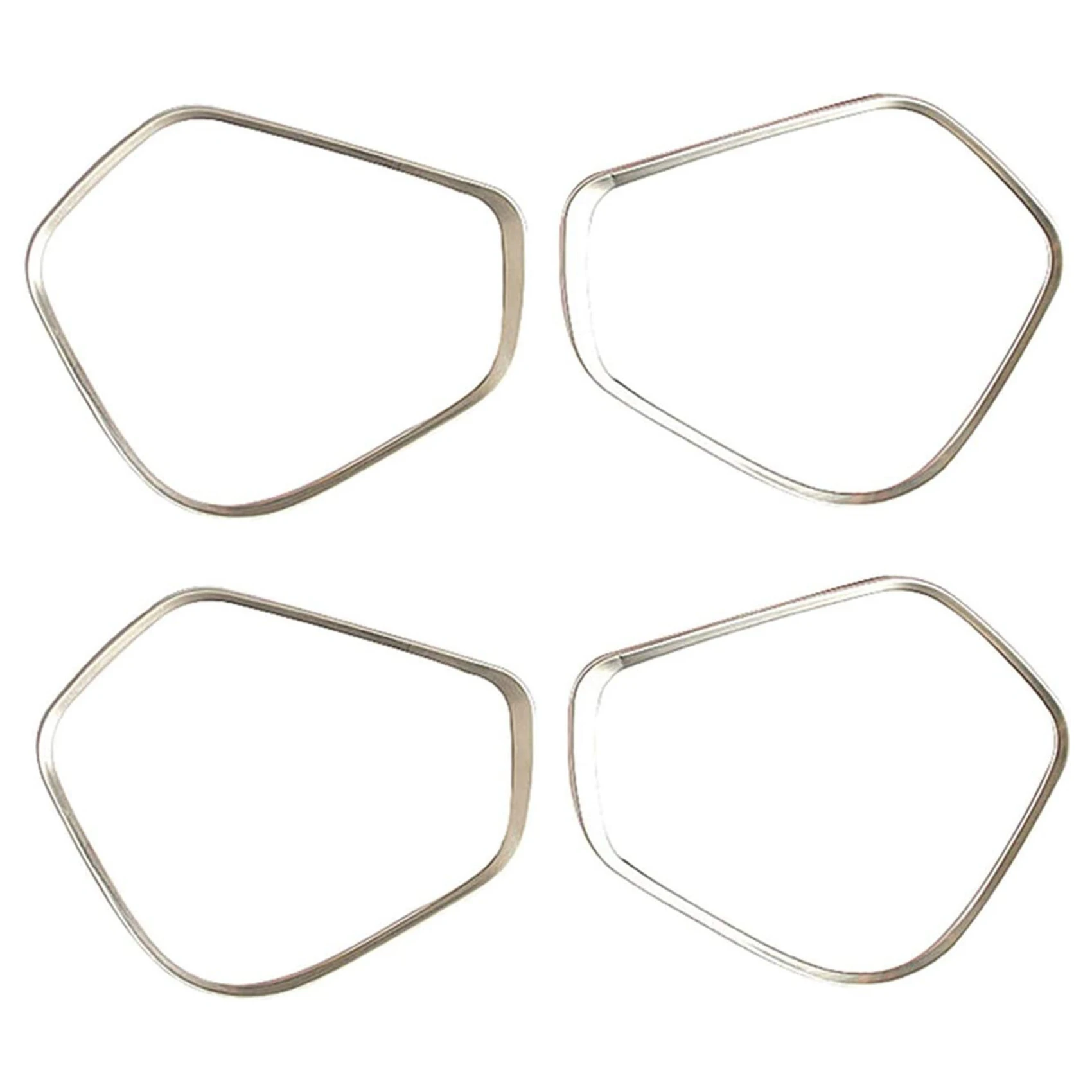 Автомобильный ABS хром Внутренняя дверь стерео динамик кольцо аудио звуковое