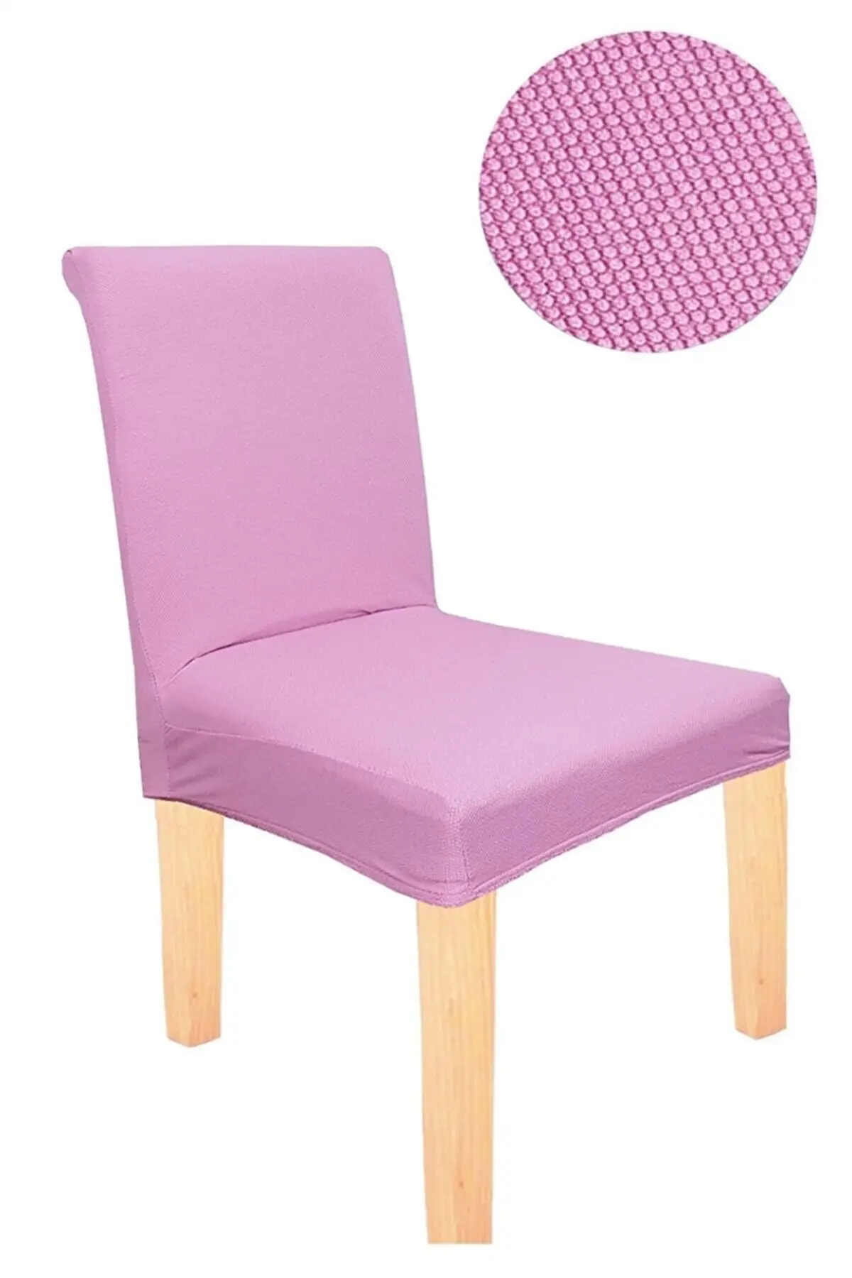 

Pink Color Washable Tire Velvet Fabric Chair Case Standard Single Cover 45 x Seat Salon Textile Home &