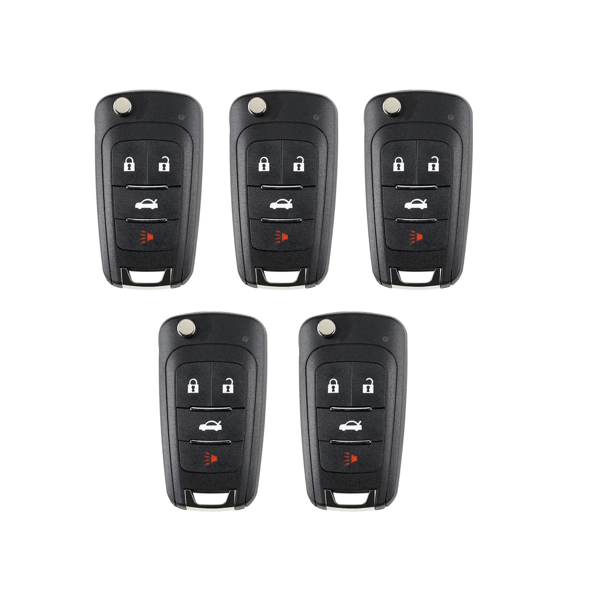

For Xhorse XKBU01EN Universal Wire Remote Key Fob 4 Button for Buick Style for VVDI Key Tool 5Pcs/Lot