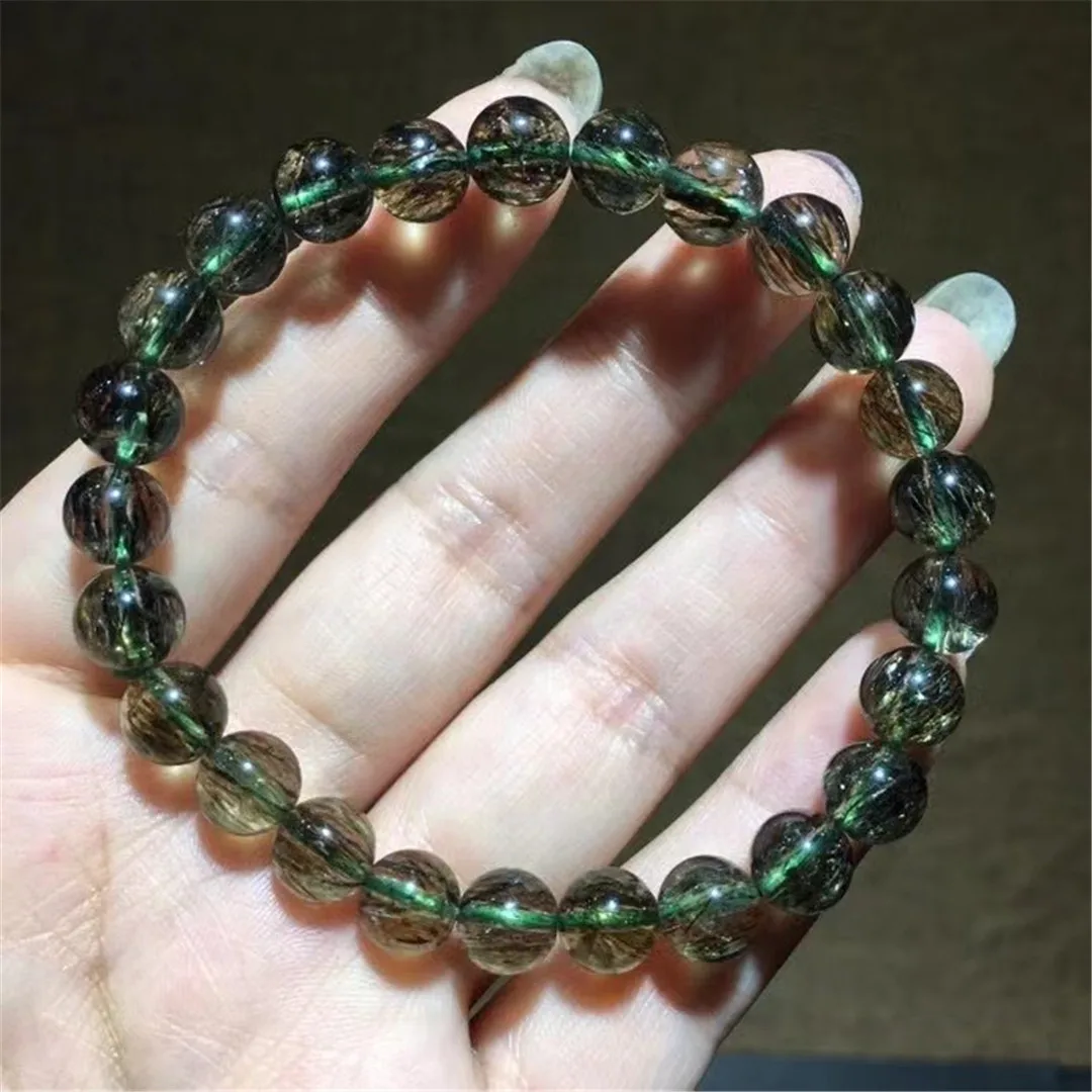 

Браслет из искусственного камня для женщин и мужчин, 7 мм