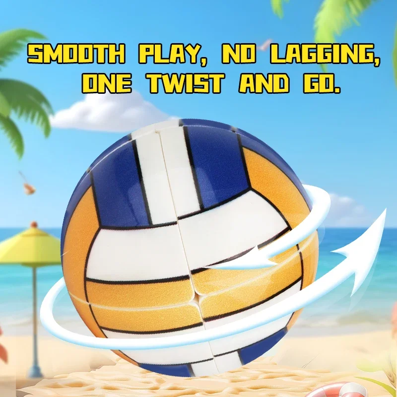 Yuxin 2x2 Cube 2x2x2 Magic Ball UV Баскетбол Футбол Головоломка Игрушка Детский подарок