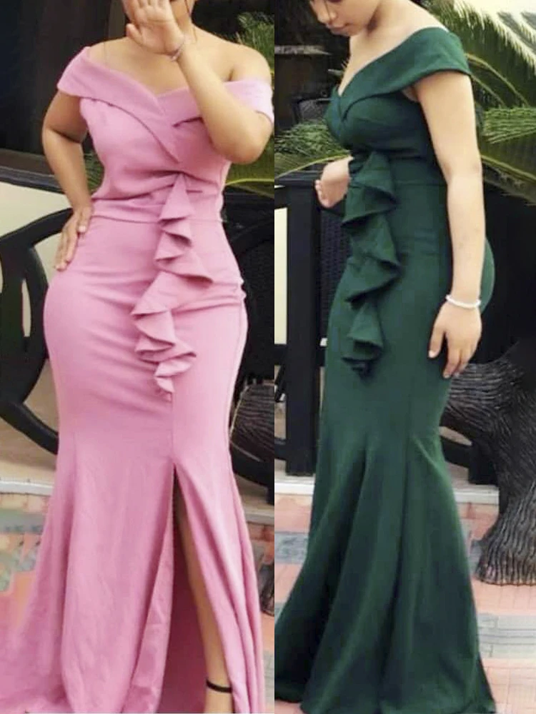 

Лето 2022, свадебное вечернее платье, африканские платья для женщин, Дашики, Анкара, платья с разрезом, элегантная женская одежда, тонкий халат...