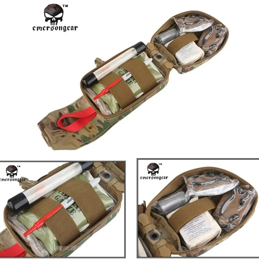 Тактическая аптечка Emersongear MOLLE, медицинская сумка EMT IFAK, сумка для выживания с застежкой-молнией, мультикам, сумка для инструментов Molle (art.: 3920cd83e248a) - 3920cd83e248a