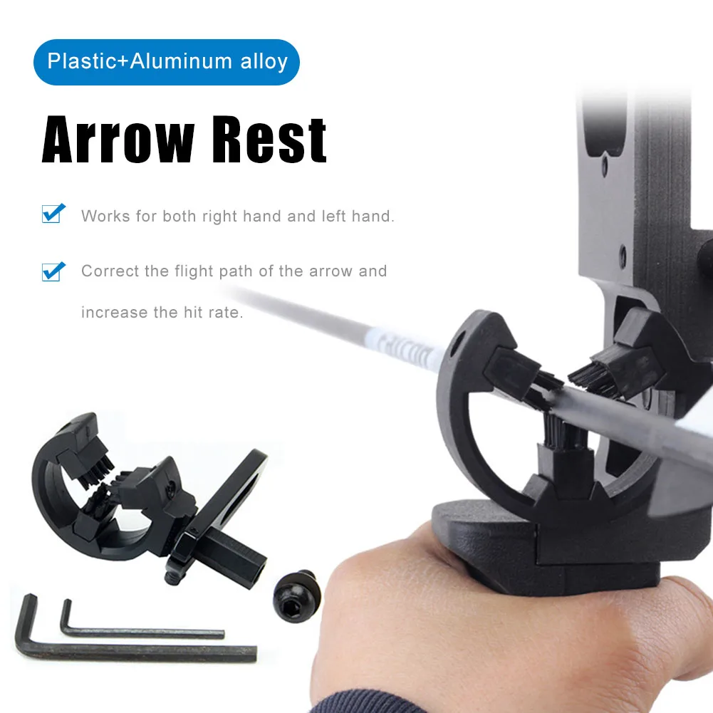

Archery Bow Arrow Brush Rest Table Left/Right Hand Compound Recurve Bow Stand Replacement Brushes Outdoor Hunting Accessories