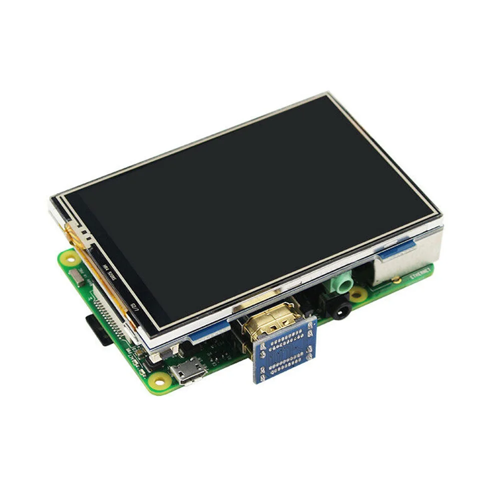 1 шт. для Raspberry Pi 4 Model B сенсорный экран 3 5 &quotЖК-дисплей с подсветкой монитора Raspbian