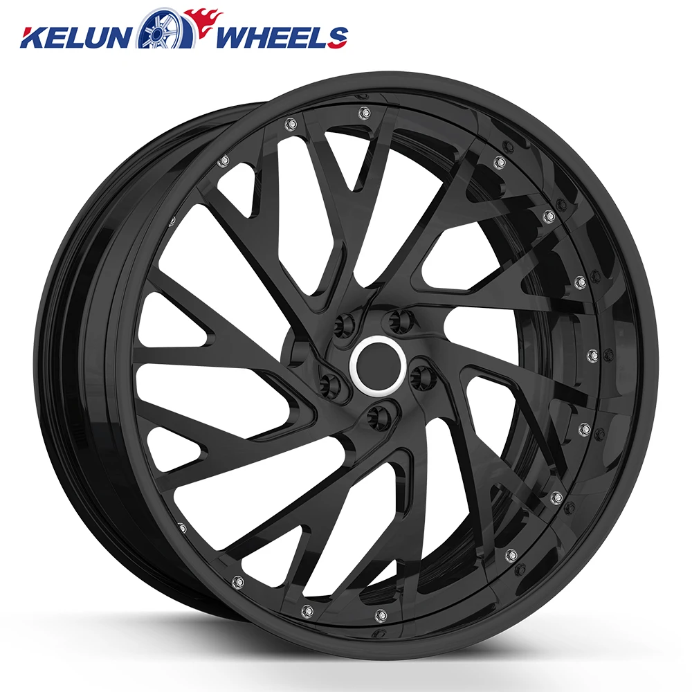 Фото Forgiato KELUN WHEELS 2-ЧАТОВЫЕ СТРУКТИРЫ Хромированная щетка для губ Увегнутые диски для лица Forgiato Wheels №5