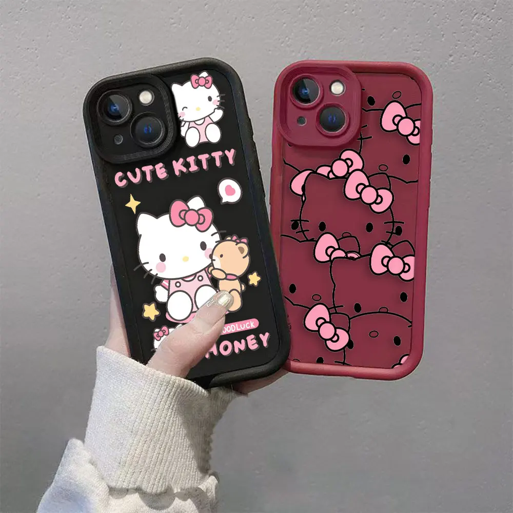 Чехол для телефона с рисунком аниме Hello Kitty Oneplus 11 10R 8T NORD CE 2 3 4 LITE ACE MOTO G9 22 30 Цветной