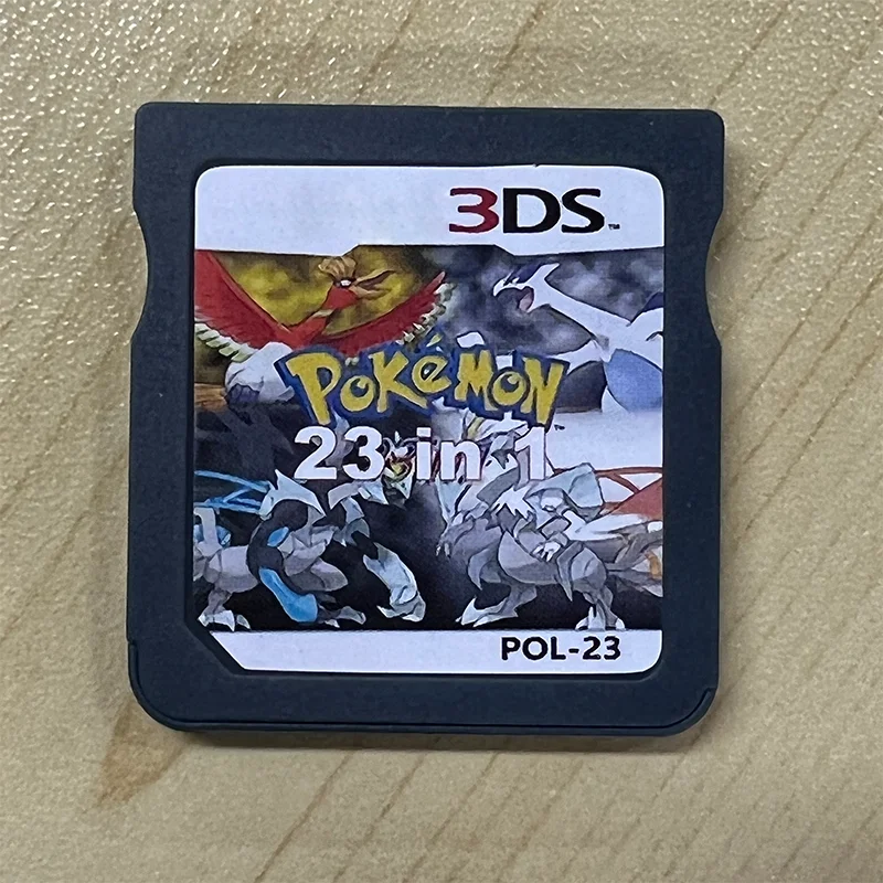 

DS Game 23 In 1 Pokemon Series Memory Card for NDS 3DS Video Game Console English Language US Version