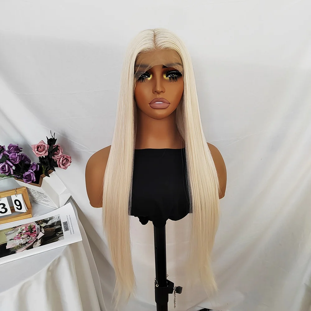 Синтетический кружевной парик 30 дюймов 613 blonde