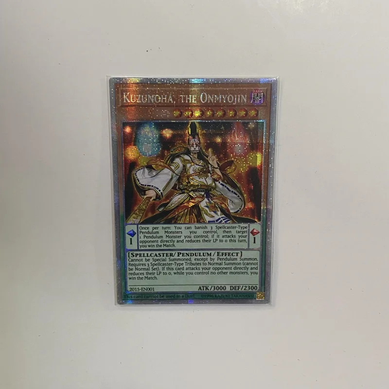 

Yu-Gi-Oh WCS Kuzunoha, the Onmyojin 2015-EN001 Classic Board Game Anime Collection English Card （Not original）