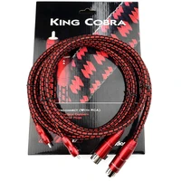 audiophile king cobra psc rca to xlr female hifi audio cable with original box