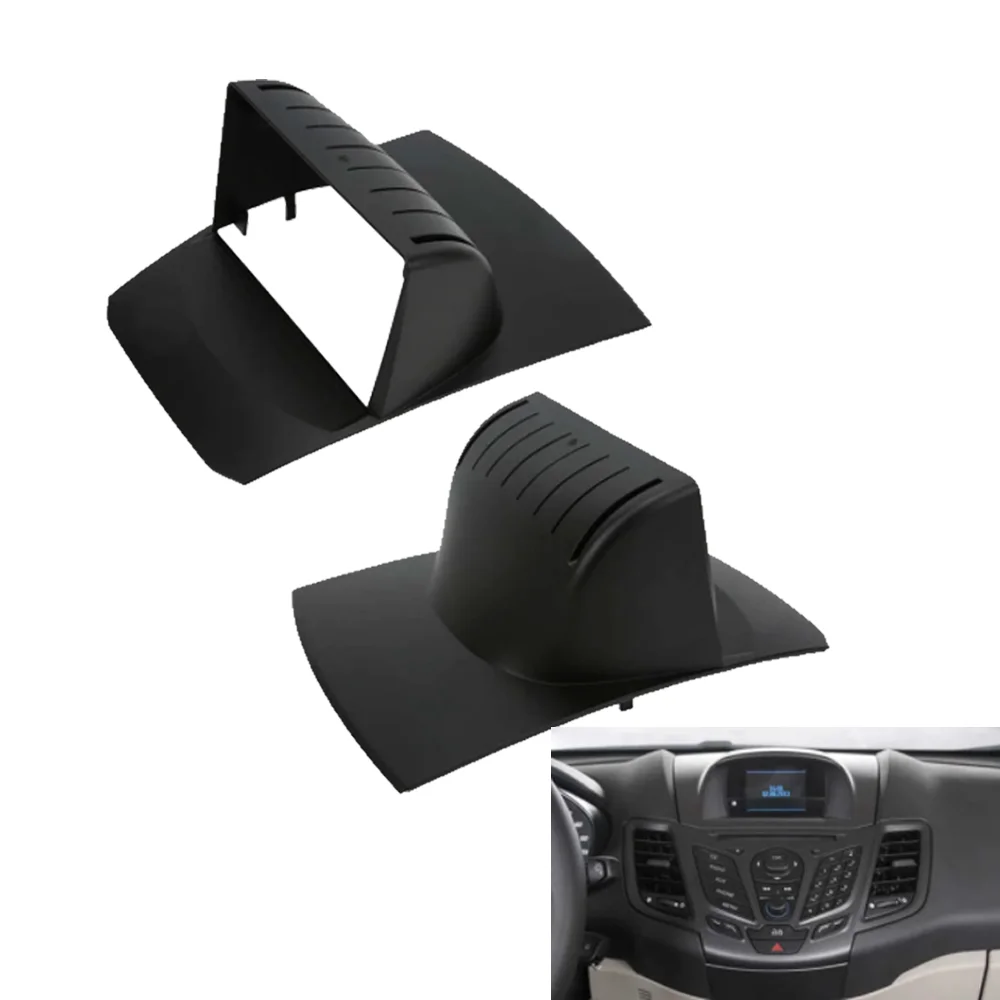

JUSTNAVI for Ford Fiesta 2009-2017 Car Radio Frame Fascia Console for Multimedia Player Navigation GPS with power cable canbus