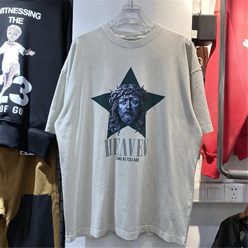 Женская футболка с коротким рукавом и круглым вырезом свободная в стиле ретро