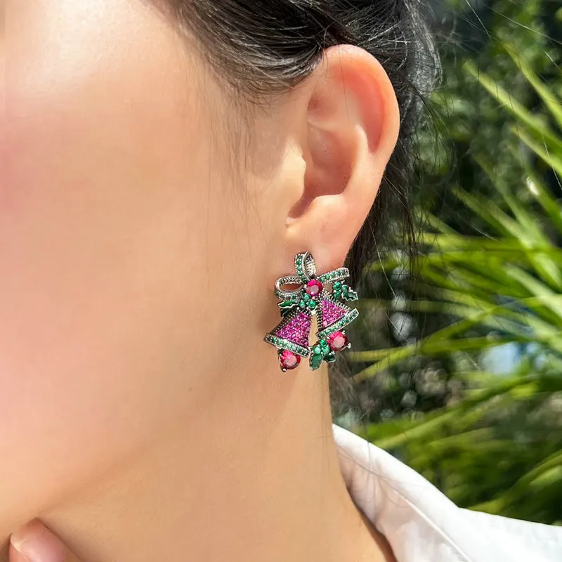 SINZRY горячая распродажа Рождественский подарок кубический циркон бант