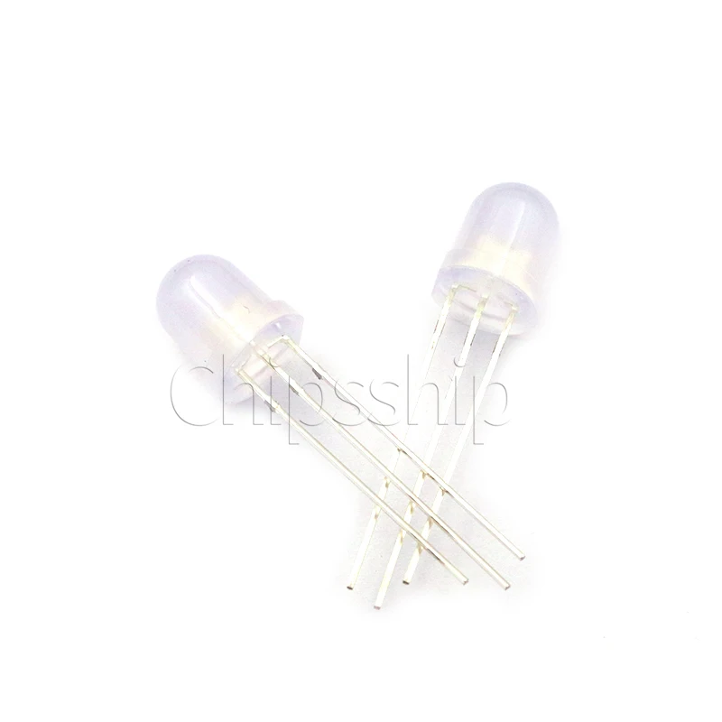 

Direct Insert 8MM LED Light Emitting Diode Red and Green Dual-color Total Shade (3pcs)