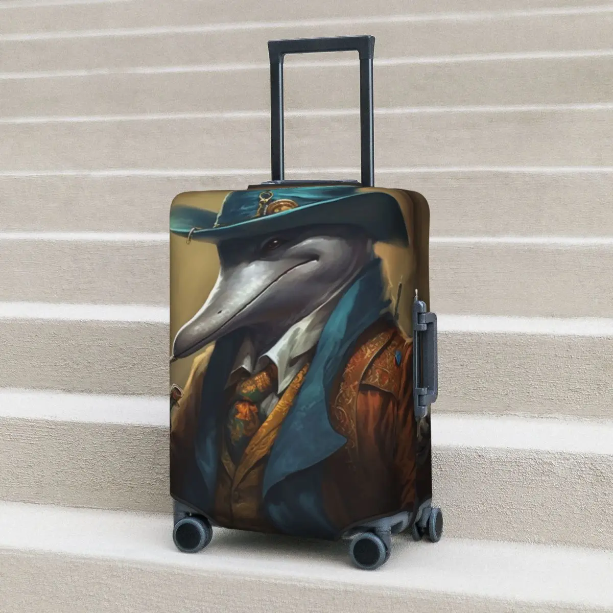 

Dolphin Suitcase Cover Gangster-style Godfather Flight Business Practical Luggage Accesories Protection