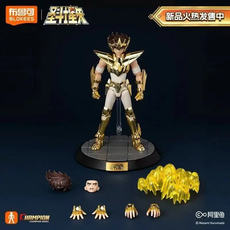 Новинка! Сборная модель BLOKEES Saint Seiya Beyond Edition: Cygnus Glacier, Pegasus Seiya, Gemini SAGA, Phoenix Ikki – Игрушка-подарок (art.: 3920dbe4e3904) - 3920dbe4e3904