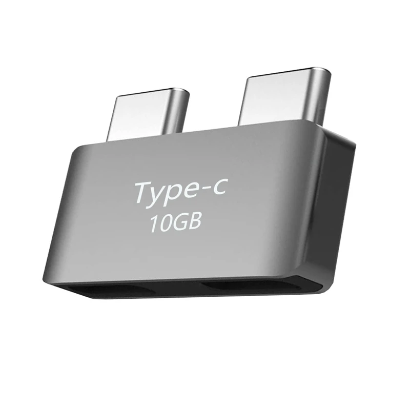 

Dual Type-C Short Extender, USB-C 3 Male To Female Extension Adapter, Video For Pro & Air