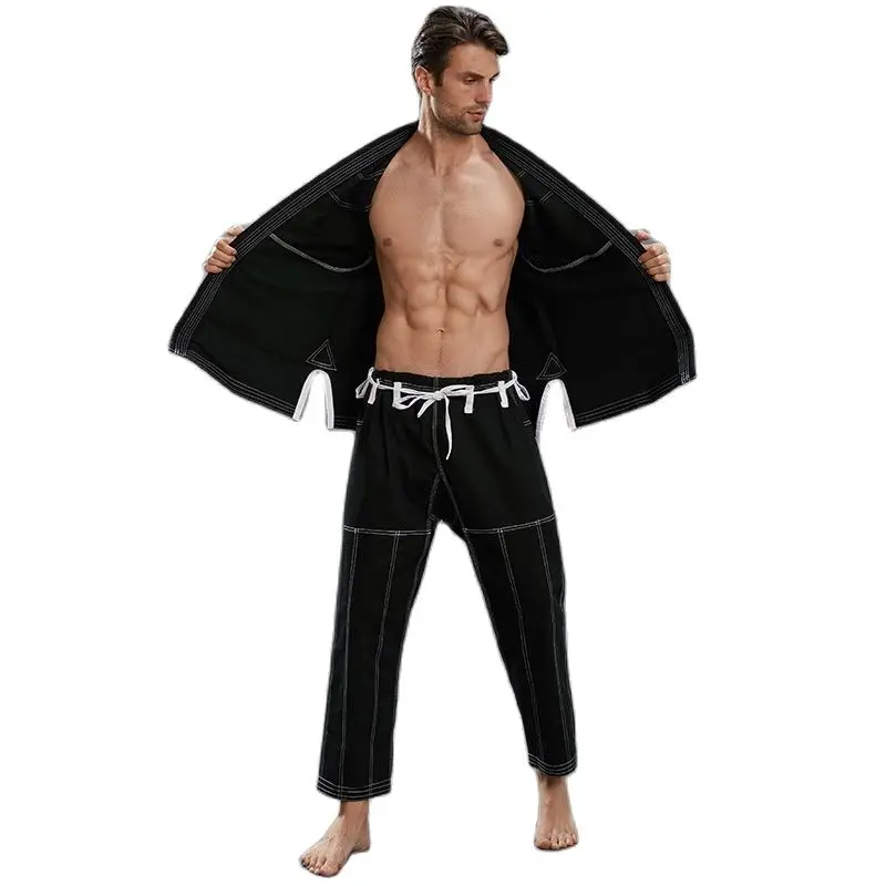 Фото Новый Jujitsu Bjj Gi купальный костюм с бразильским узором взрослый детский размер кимоно для боевых искусств Униформа №2