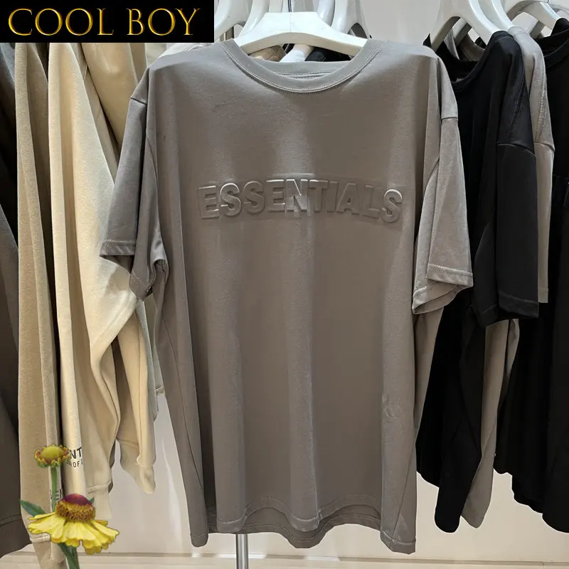 

Футболка для мужчин и женщин E BOY LEE FOG, повседневный Свободный Топ, майка с 3D надписью и логотипом, лето