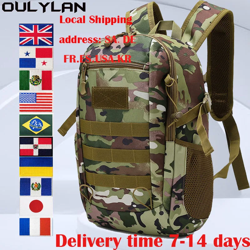 Маленький рюкзак Oulylan 600D шифрование прочный водонепроницаемый тактический