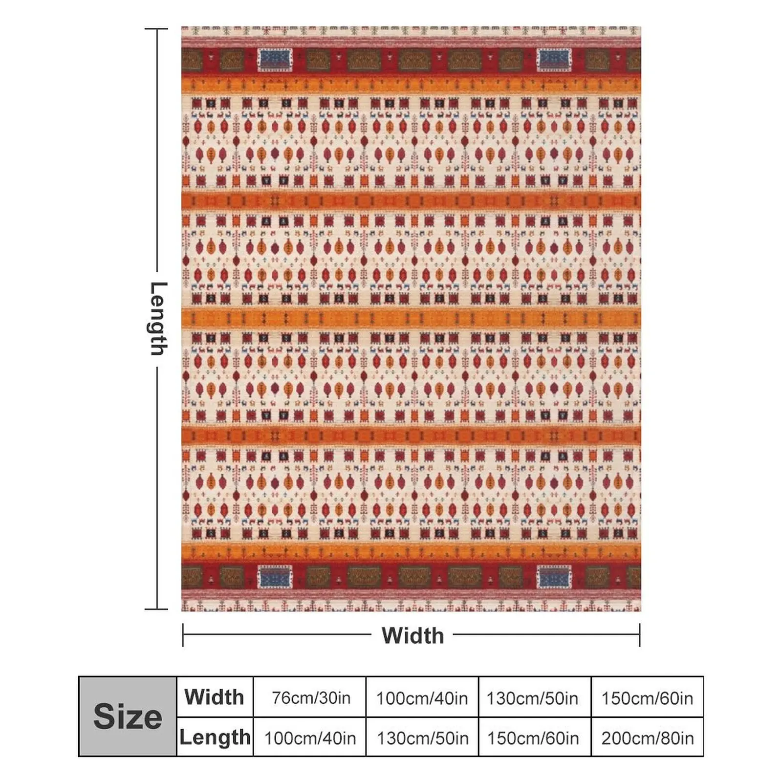 Богемное традиционное берберское винтажное осенне-осеннее сезонное одеяло в