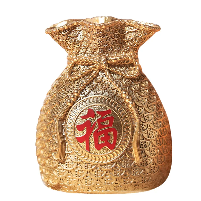 

Dahongfu bag wheat harvest creative fortune bag resin handicraft decoration living room porch window