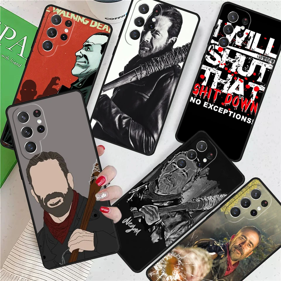 Negan T-The-tracking Dead для Samsung Galaxy S24 Ultra S21 S22 S8 S9 S10E Note 10 20 Plus FE S23 Чехол телефона Coque