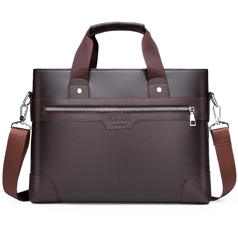 Computer Man Bags Leather Shoulder Bag For Men Business 2023 New Official Messenger Crossbody Bag Male Fashion Casual Handbag