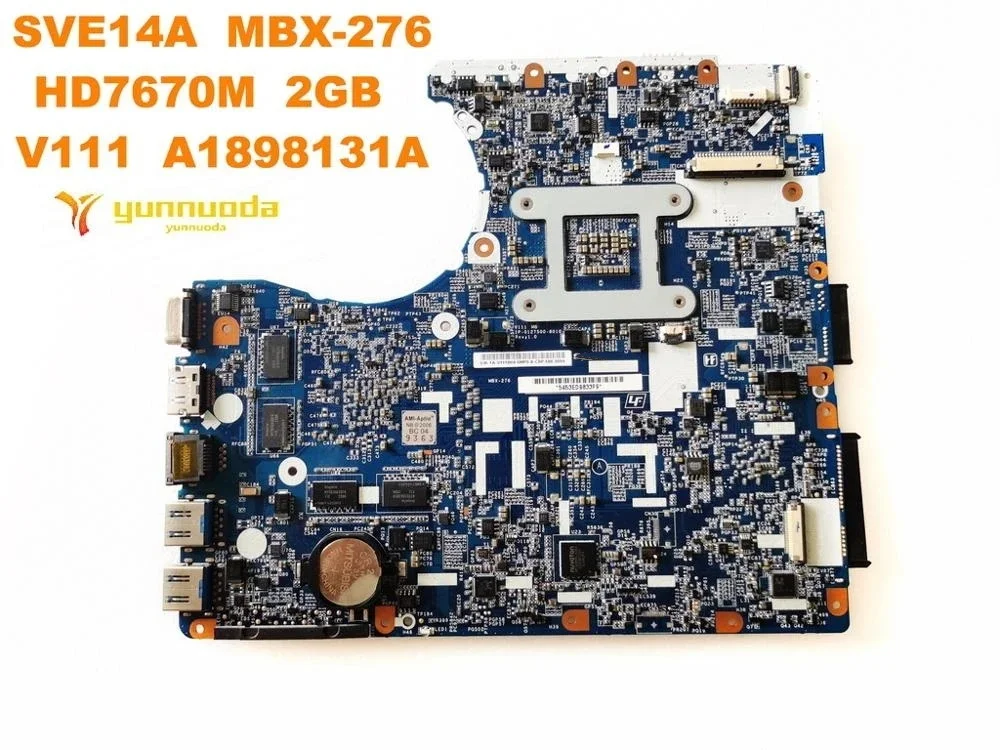 Оригинальная материнская плата для ноутбука SONY MBX-276 A HD7670M 2 Гб V111 aверсия