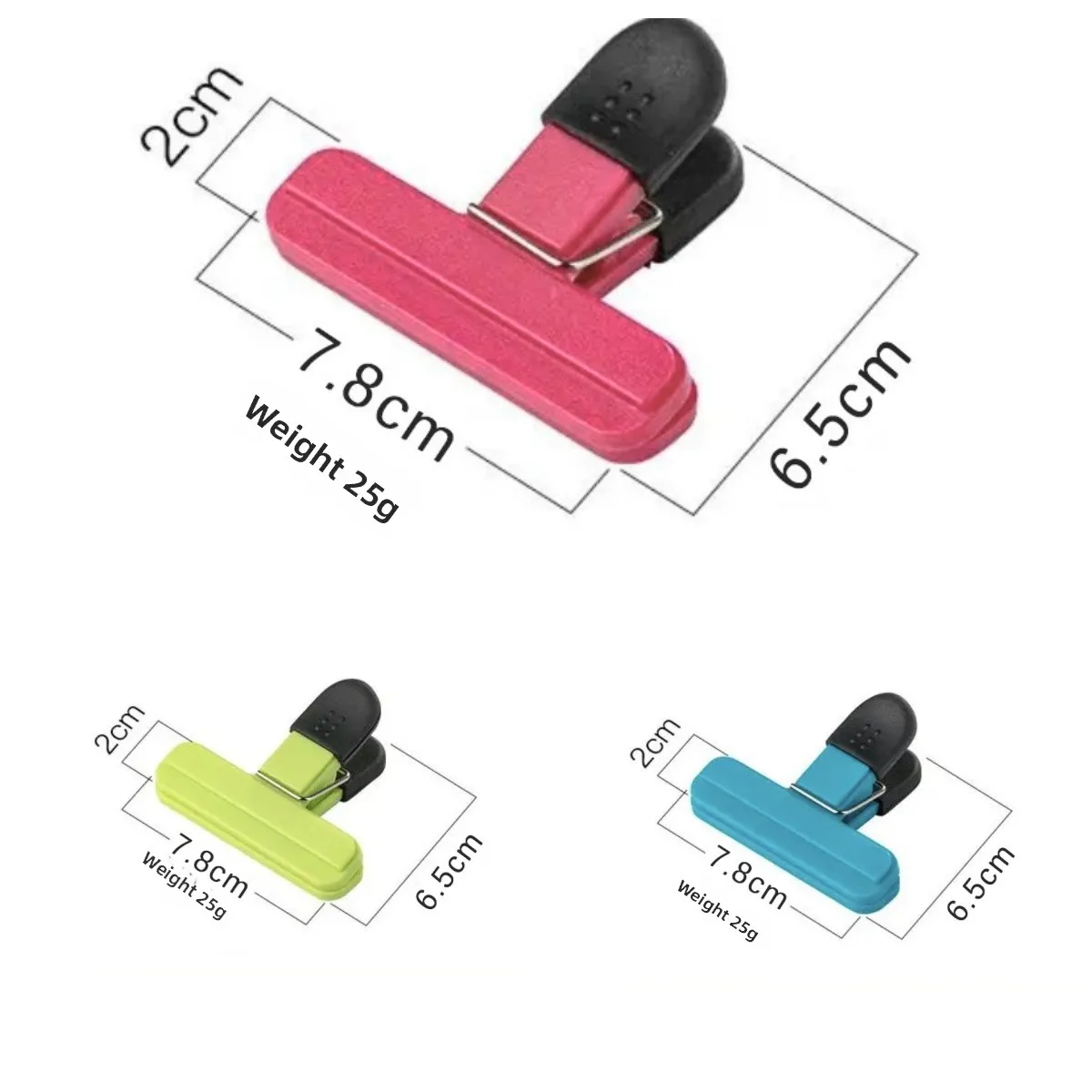 

Многофункциональный Зажим Для Упаковки Продуктов, Экологичный Пластиковый Зажим Для Кухонных Пакетов, Прочный, Водостойкий