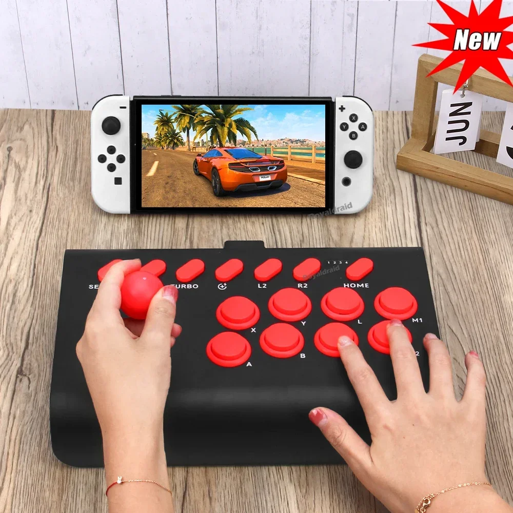 Y02 Battle Gaming Joystick С Растягивающимся Кронштейном 3-режимная Функция макроса/TURBO Для