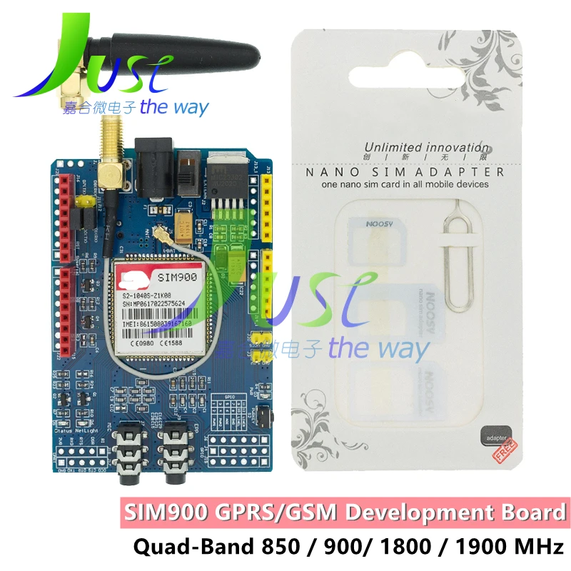 SIM900 GPRS/GSM Защитная макетная плата четырехдиапазонный модуль для Arduino совместимый