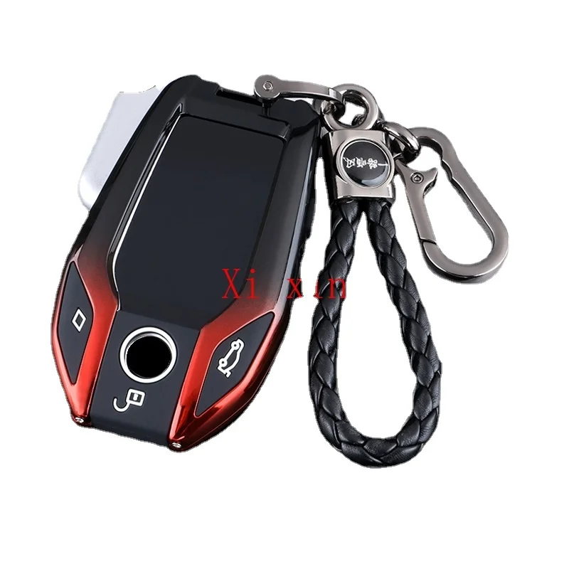 

For BMW 7 Series 740 730li 6 Series x7 x5 x3 GT5 Series 530le metal keychain shell Remote control protective shell